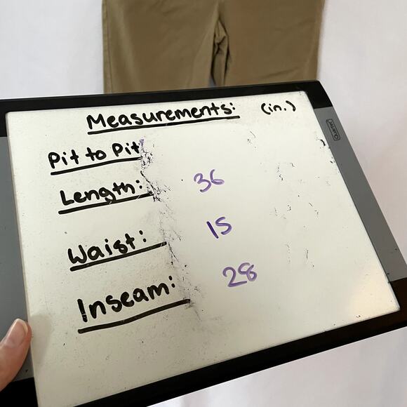 Talbots modern tan khaki pants cotton women's size 8 trousers straight leg - Picture 3 of 6